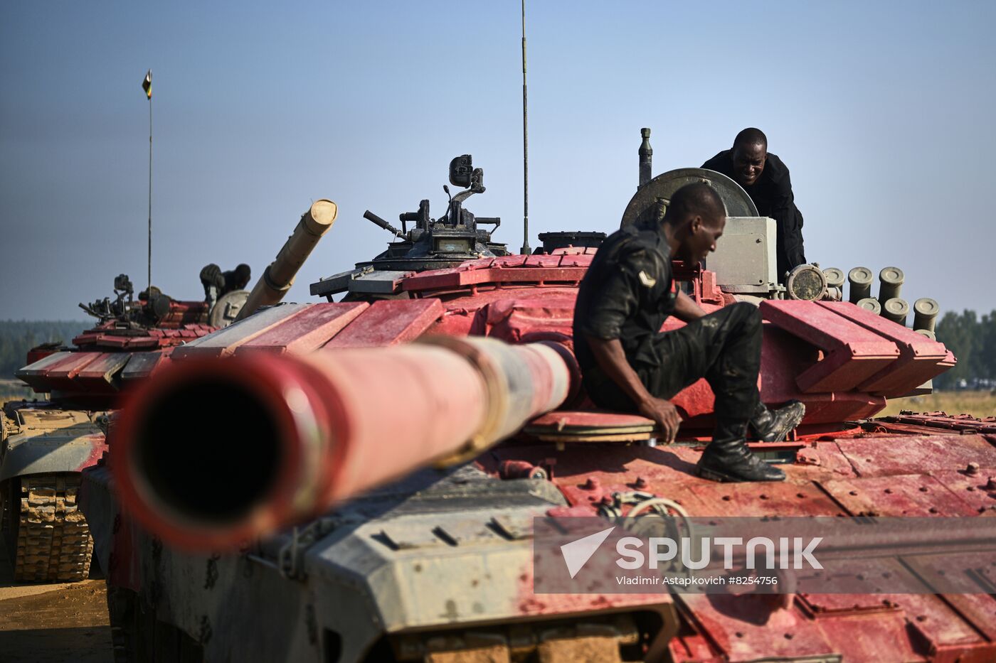 Russia Army Games Tank Biathlon