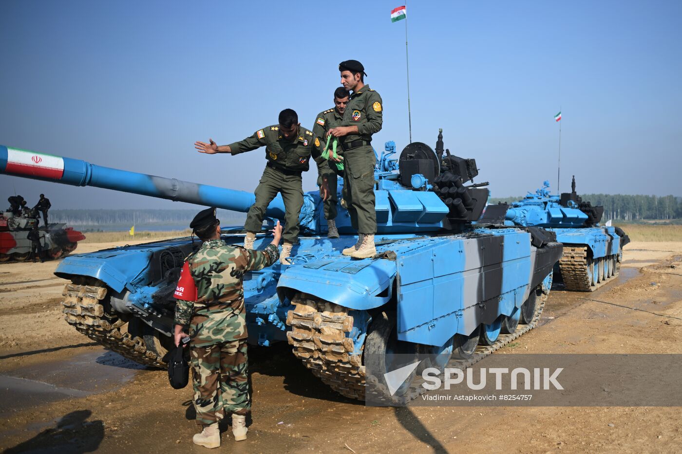 Russia Army Games Tank Biathlon