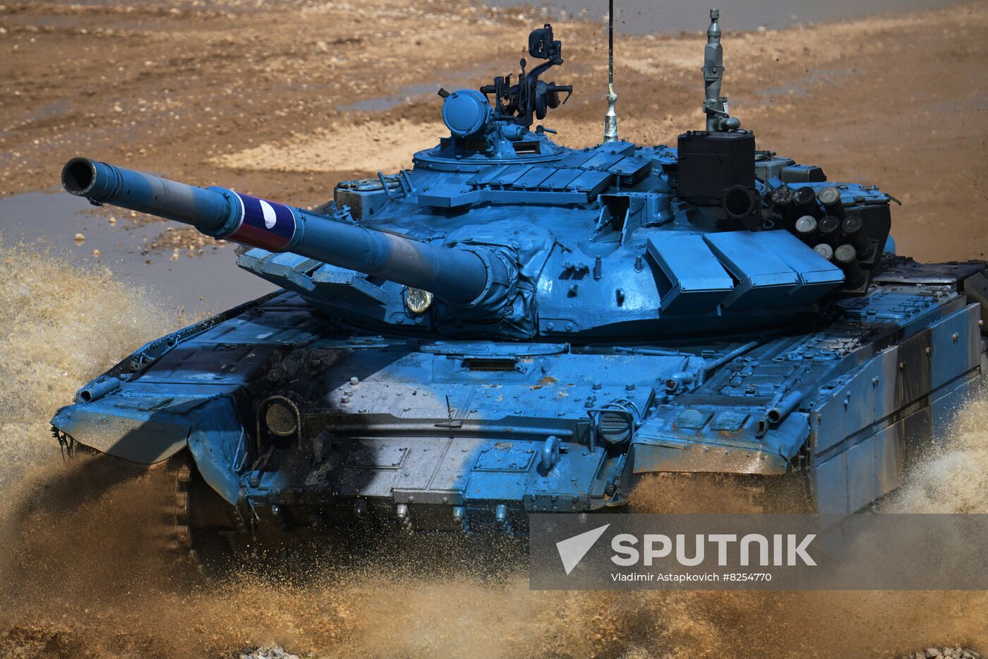 Russia Army Games Tank Biathlon