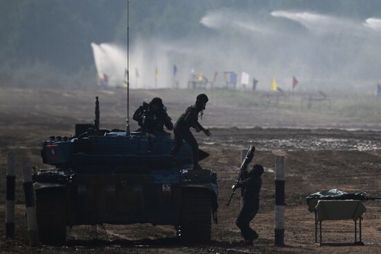 Russia Army Games Tank Biathlon