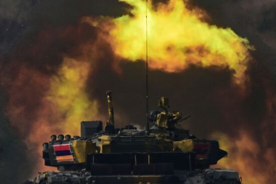 Russia Army Games Tank Biathlon