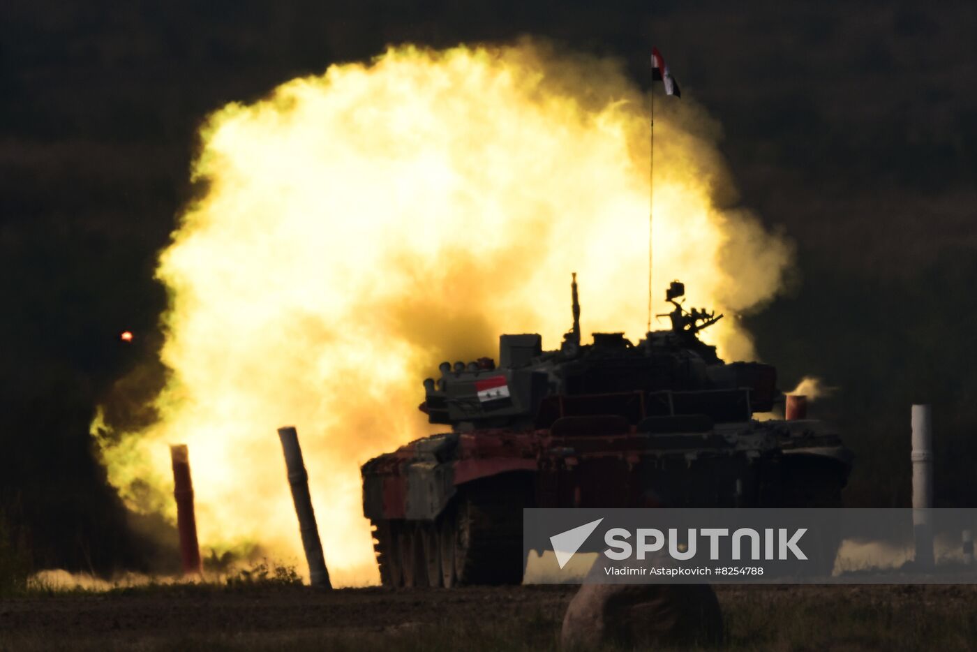 Russia Army Games Tank Biathlon