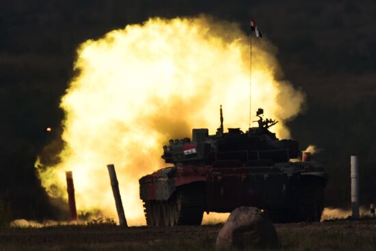 Russia Army Games Tank Biathlon