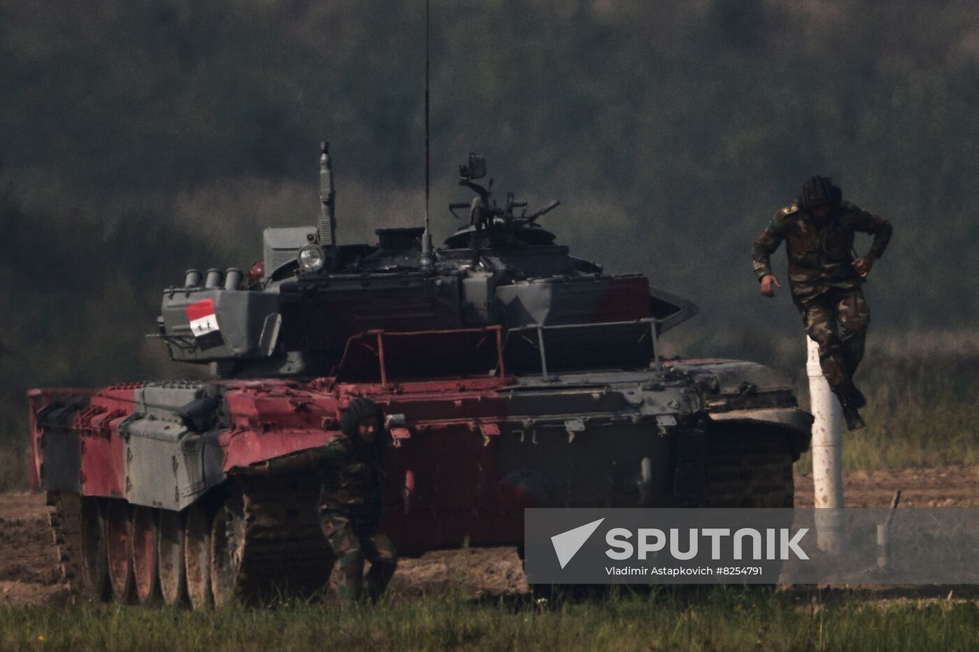 Russia Army Games Tank Biathlon