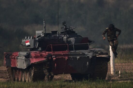 Russia Army Games Tank Biathlon
