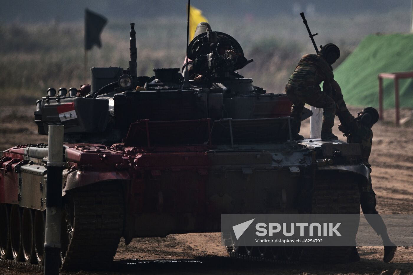 Russia Army Games Tank Biathlon