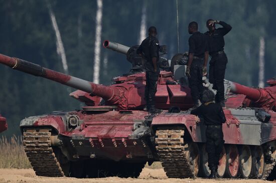 Russia Army Games Tank Biathlon