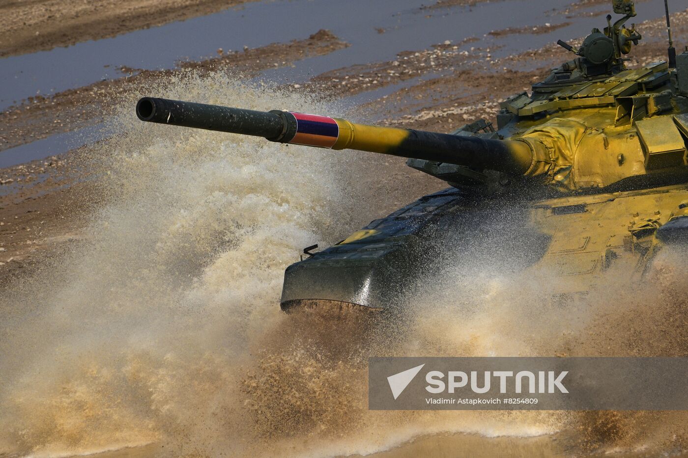 Russia Army Games Tank Biathlon