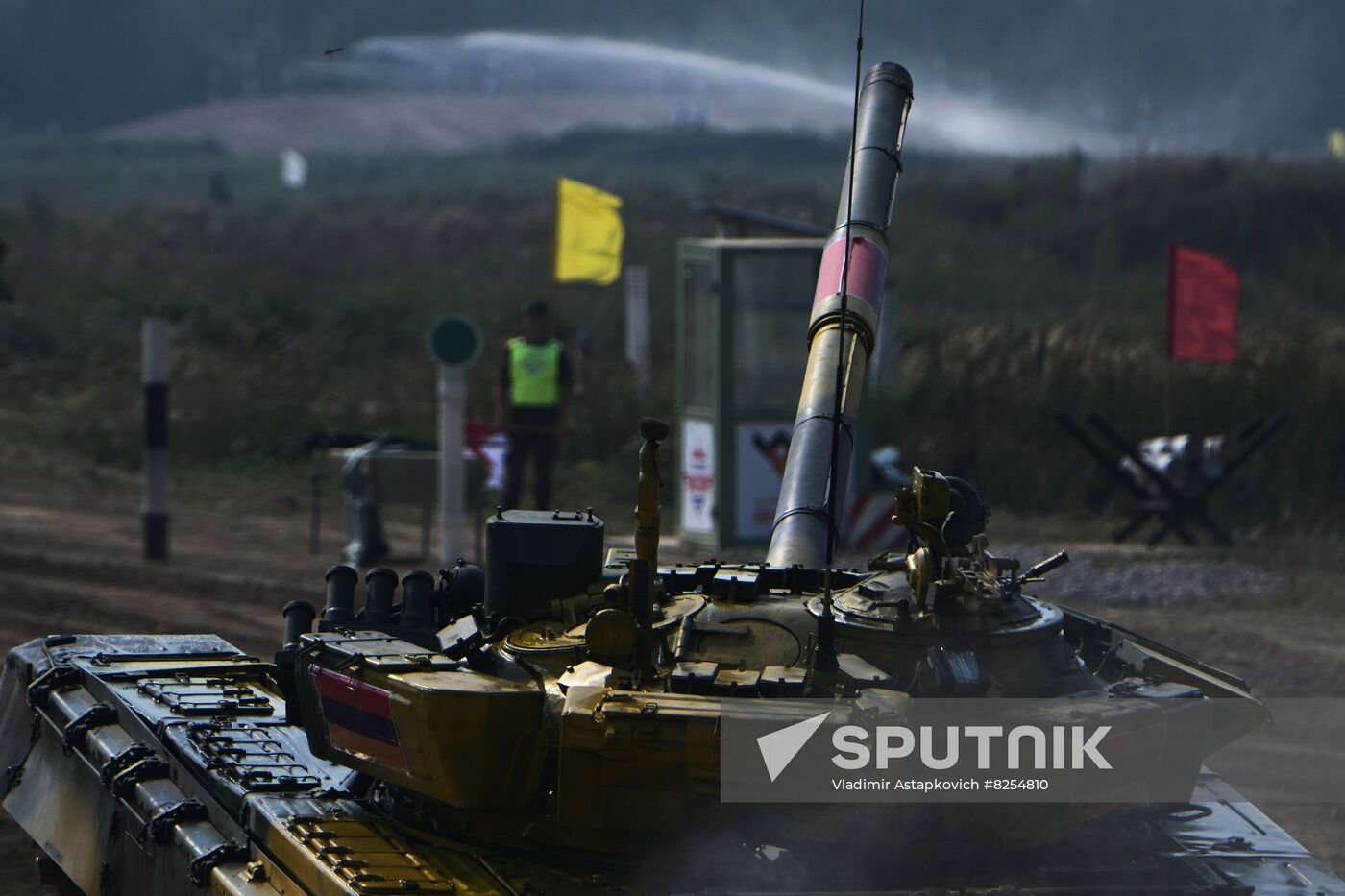 Russia Army Games Tank Biathlon