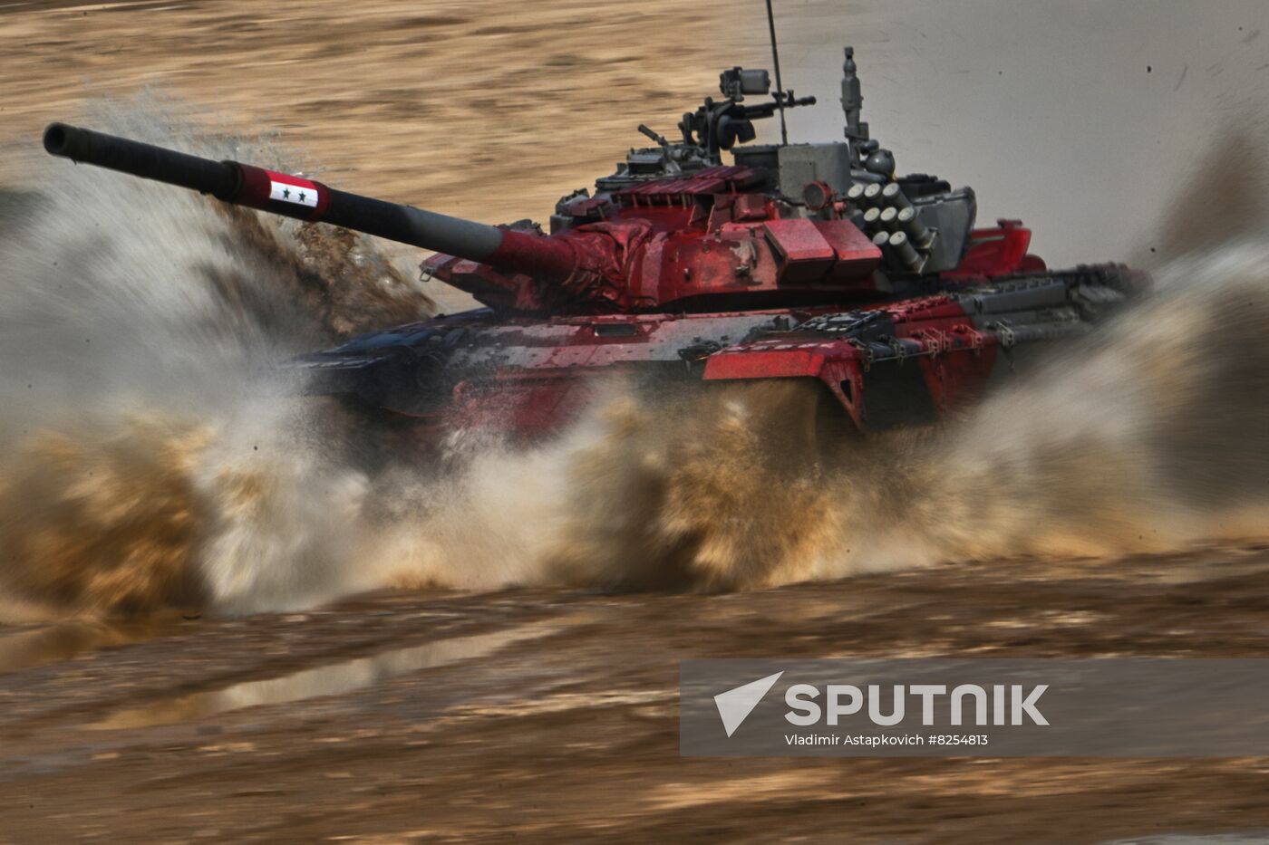 Russia Army Games Tank Biathlon