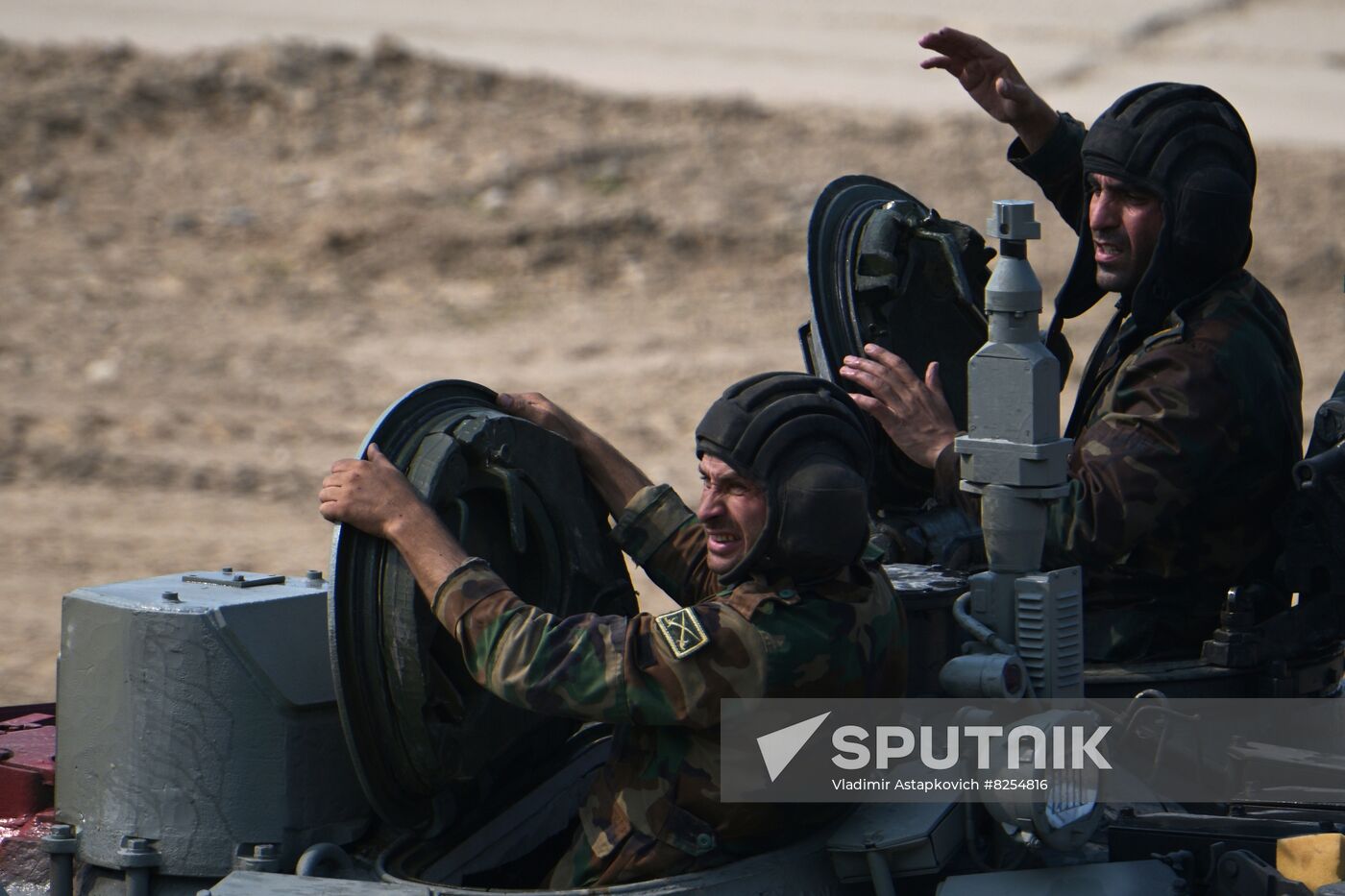 Russia Army Games Tank Biathlon