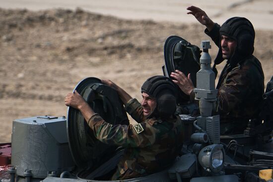 Russia Army Games Tank Biathlon