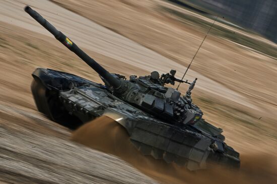 Russia Army Games Tank Biathlon