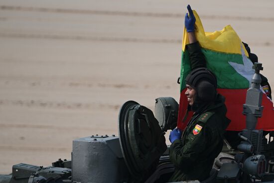 Russia Army Games Tank Biathlon