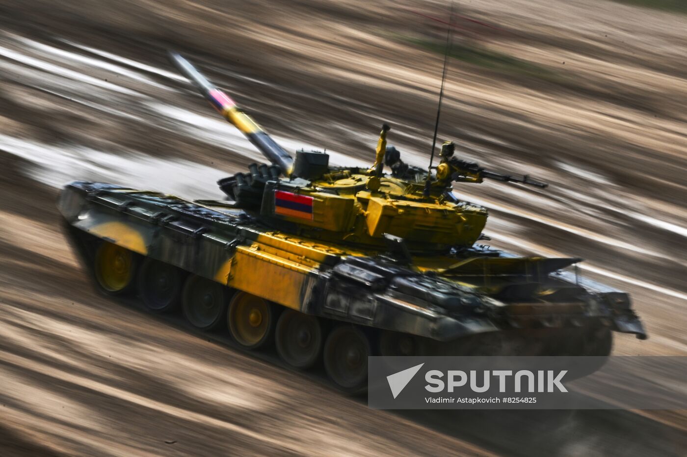 Russia Army Games Tank Biathlon