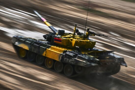 Russia Army Games Tank Biathlon