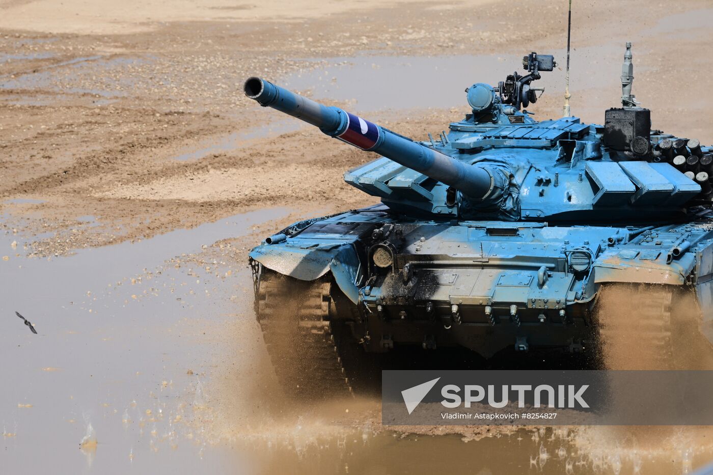 Russia Army Games Tank Biathlon