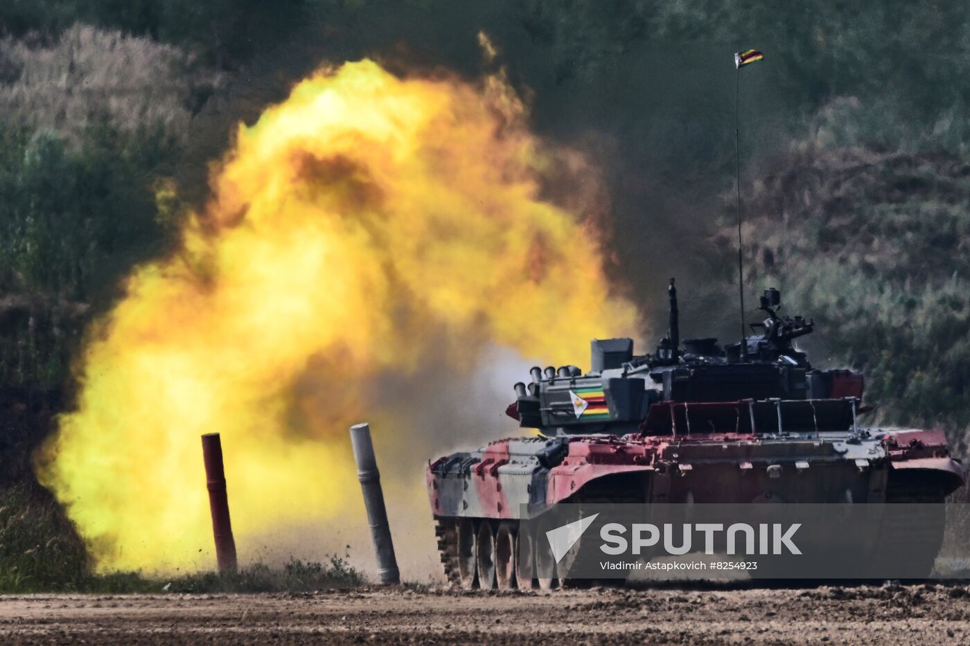 Russia Army Games Tank Biathlon