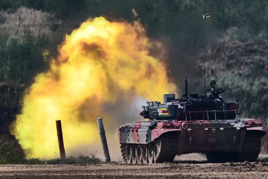 Russia Army Games Tank Biathlon