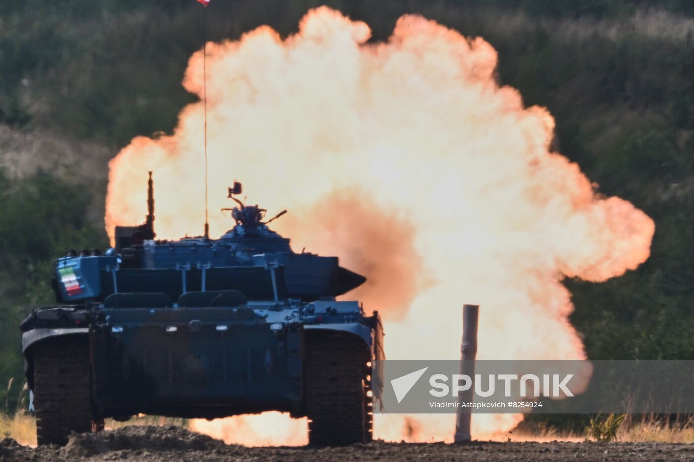 Russia Army Games Tank Biathlon