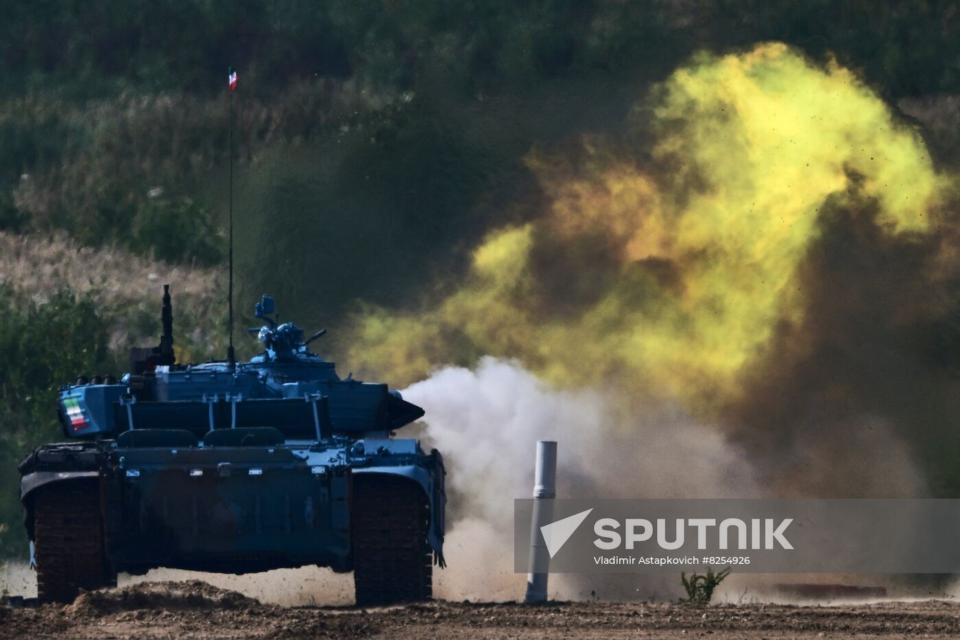 Russia Army Games Tank Biathlon