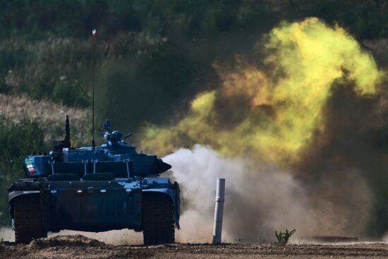 Russia Army Games Tank Biathlon