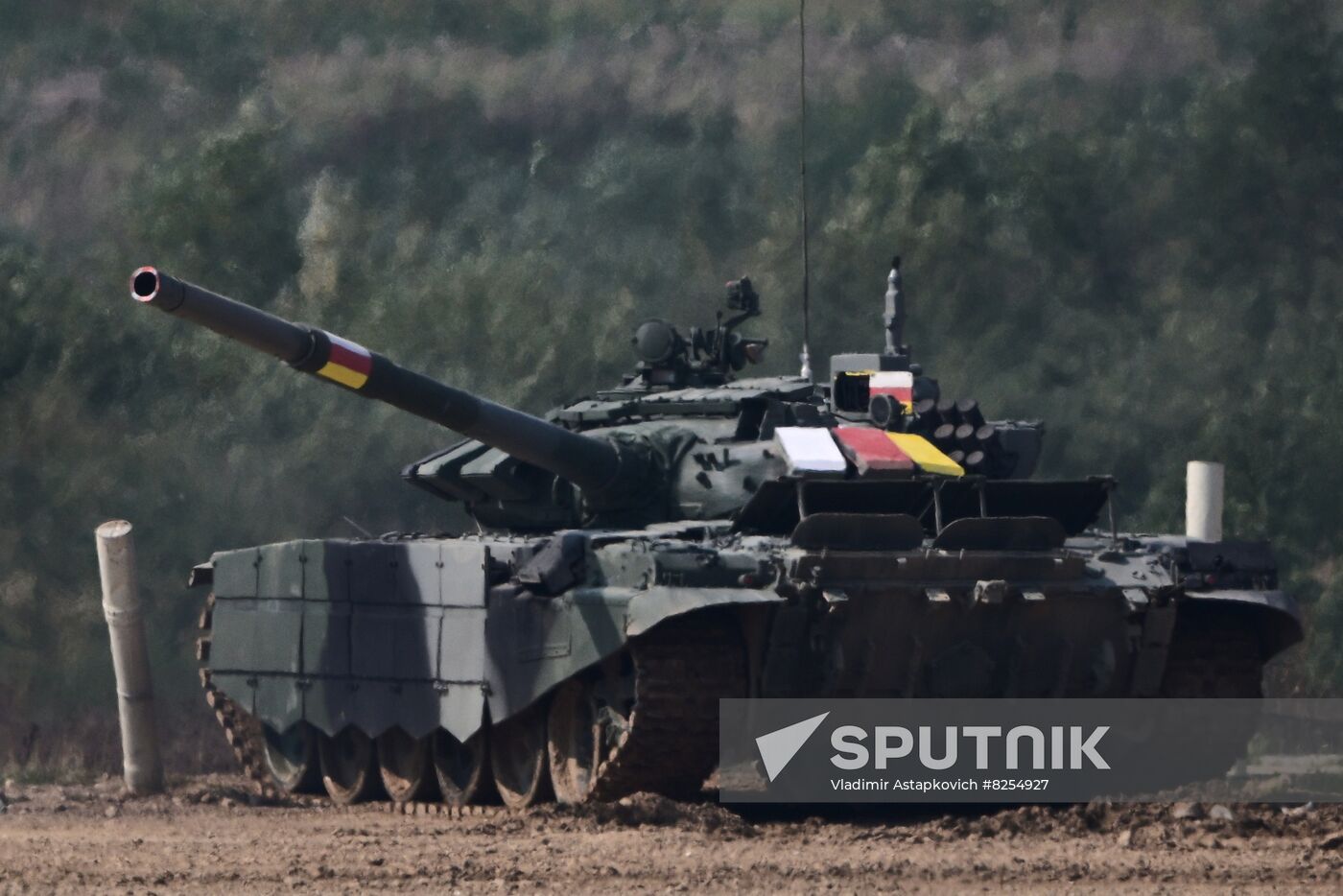 Russia Army Games Tank Biathlon