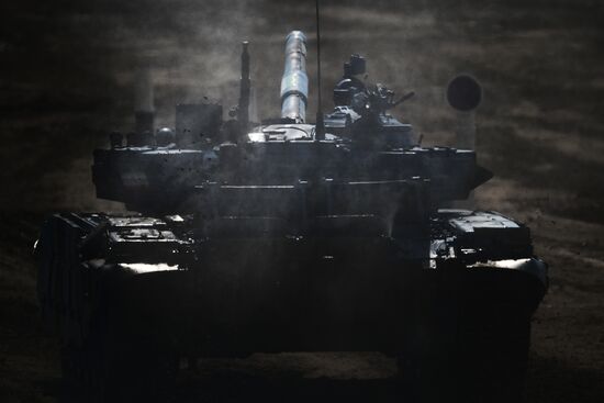 Russia Army Games Tank Biathlon