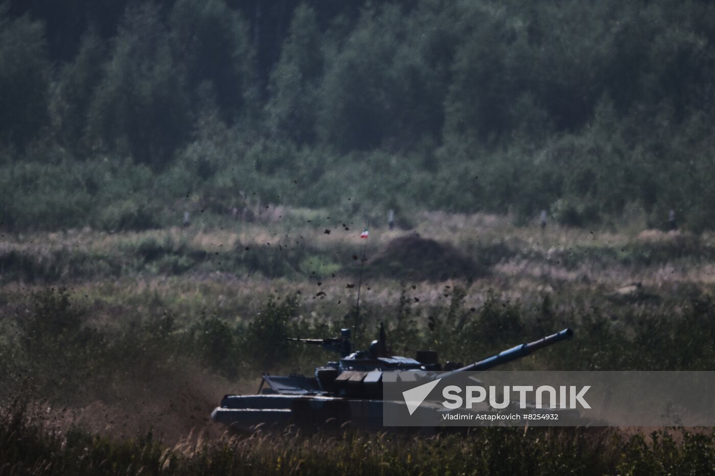 Russia Army Games Tank Biathlon