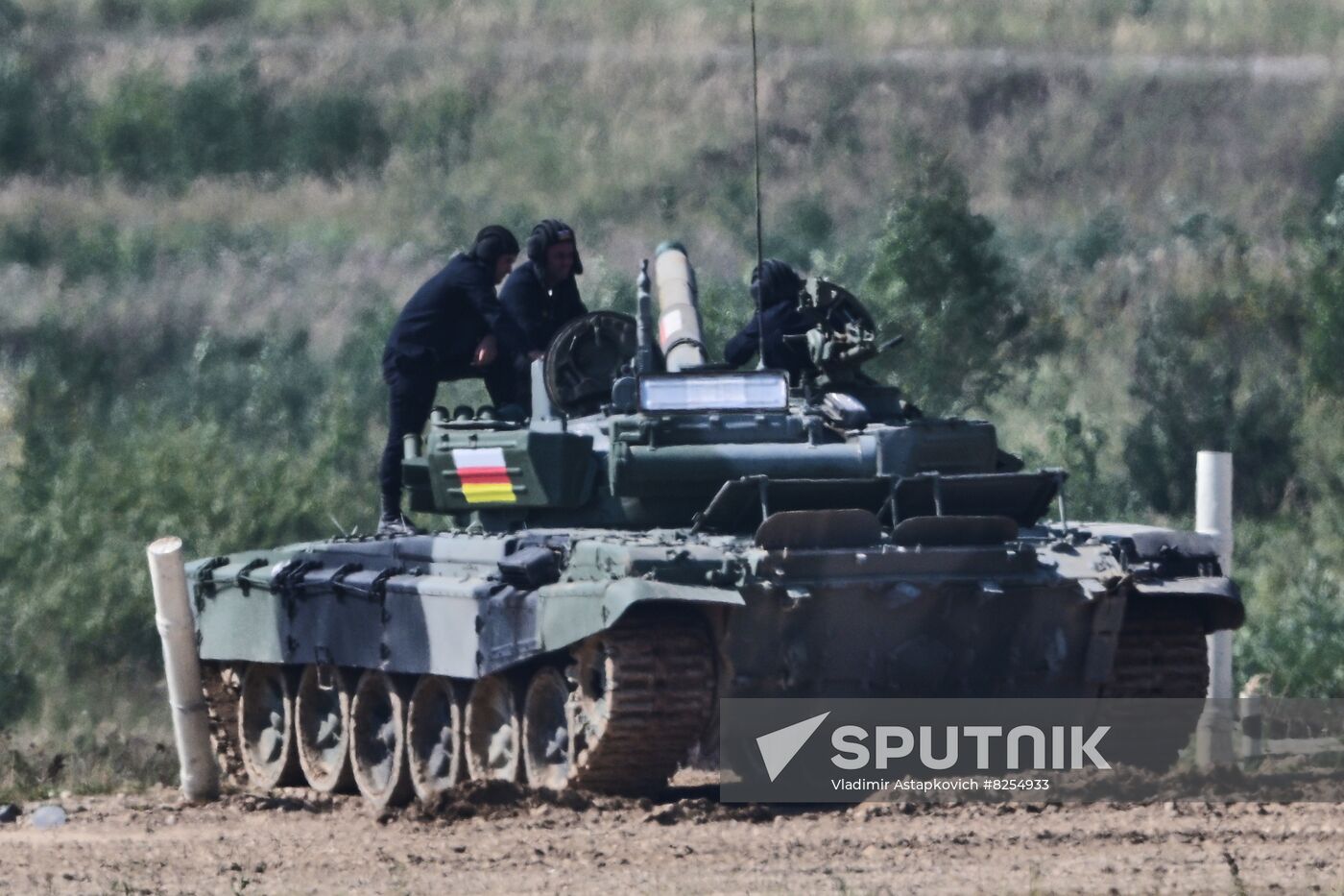 Russia Army Games Tank Biathlon
