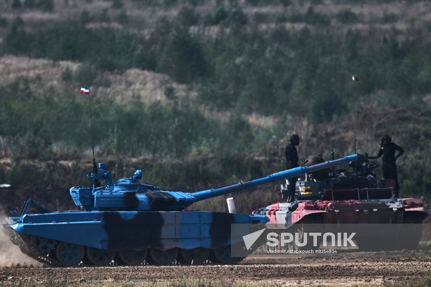 Russia Army Games Tank Biathlon