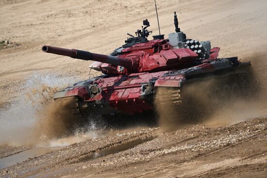 Russia Army Games Tank Biathlon