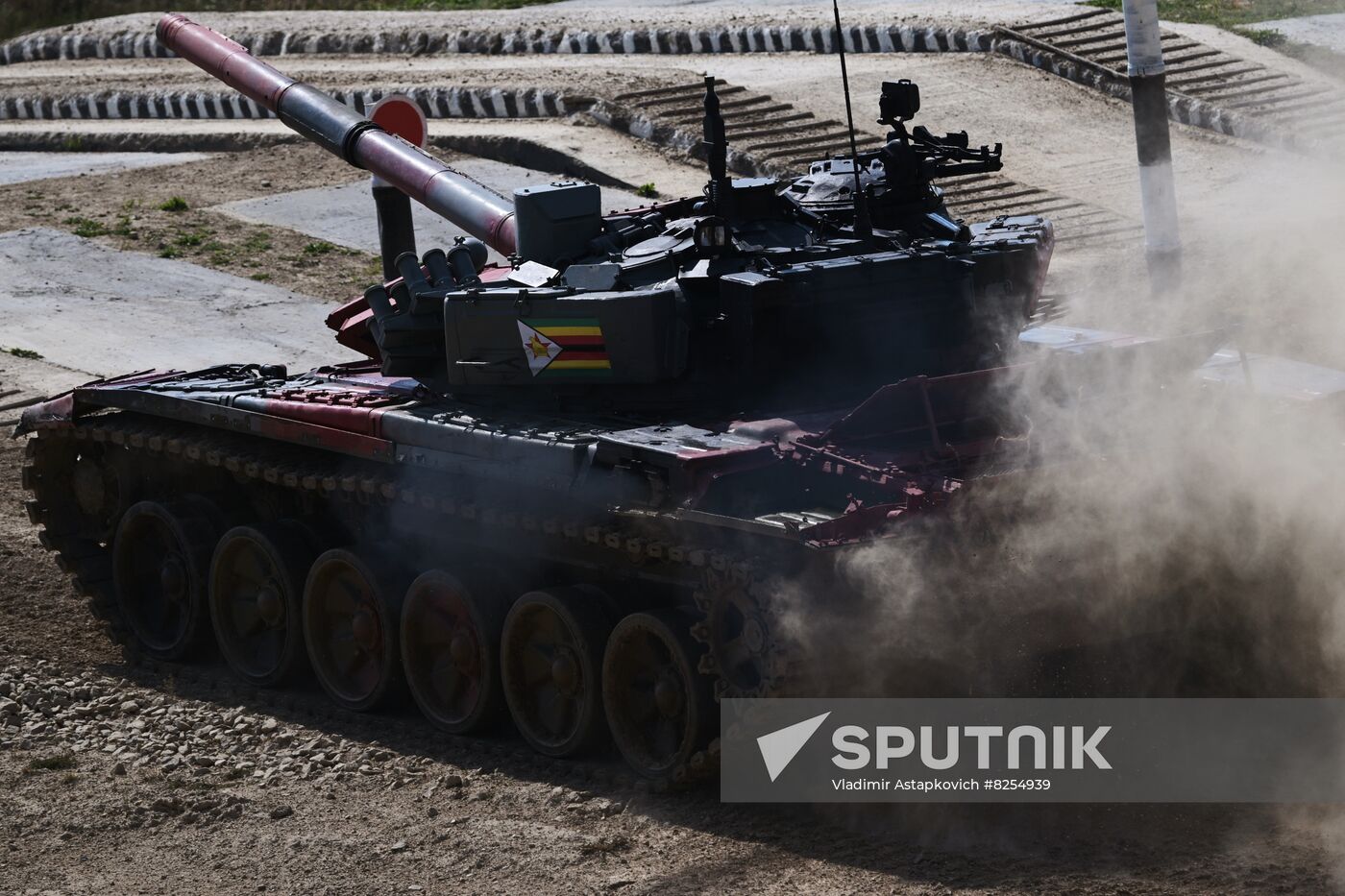 Russia Army Games Tank Biathlon