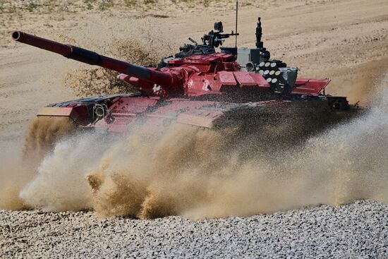 Russia Army Games Tank Biathlon