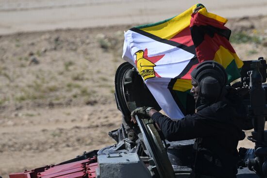 Russia Army Games Tank Biathlon