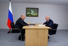 Russian Prime Minister Mikhail Mishustin meets with Kirov Region Acting Governor Alexander Sokolov in Tambov, Russia. Location: Russia, Tambov. Author: Dmitry Astakhov/Sputnik. Russia Mishustin Central Federal District