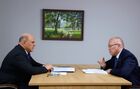 Russian Prime Minister Mikhail Mishustin meets with Kirov Region Acting Governor Alexander Sokolov in Tambov, Russia. Location: Russia, Tambov. Author: Dmitry Astakhov/Sputnik. Russia Mishustin Central Federal District