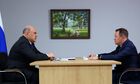 Russian Prime Minister Mikhail Mishustin meets with Tambov Region Acting Governor Maxim Yegorov in Tambov, Russia. Location: Russia, Tambov. Author: Dmitry Astakhov/Sputnik. Russia Mishustin Central Federal District