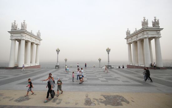 Russia Dust Storm