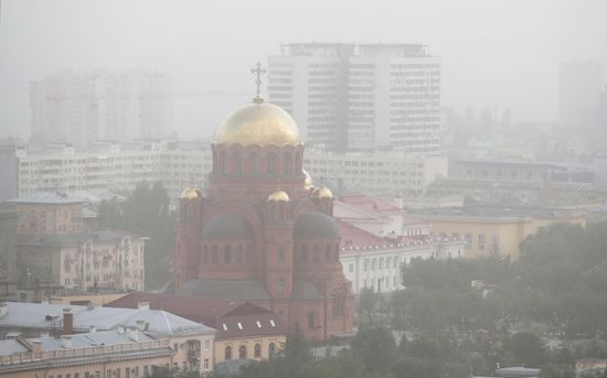 Russia Dust Storm