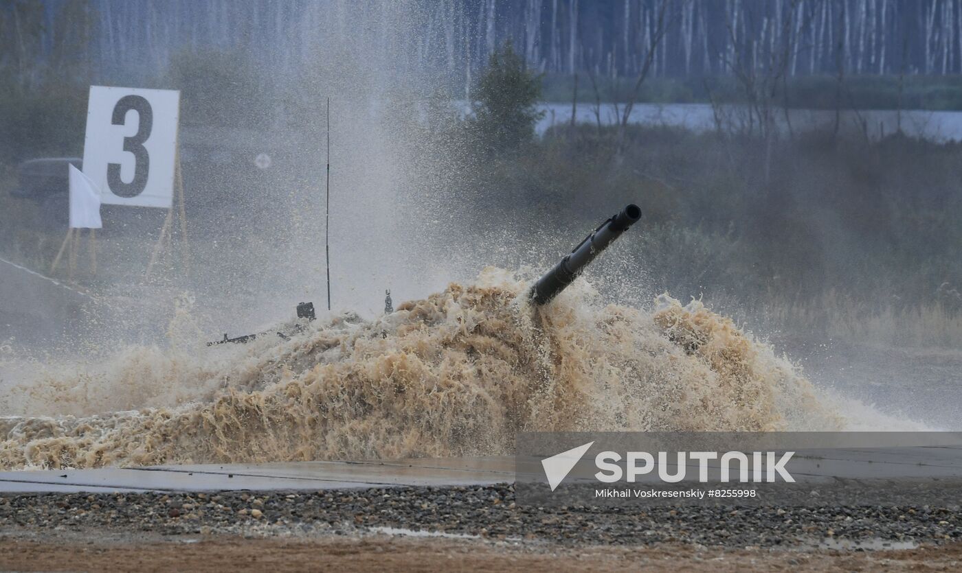 Russia Army Games Tank Biathlon