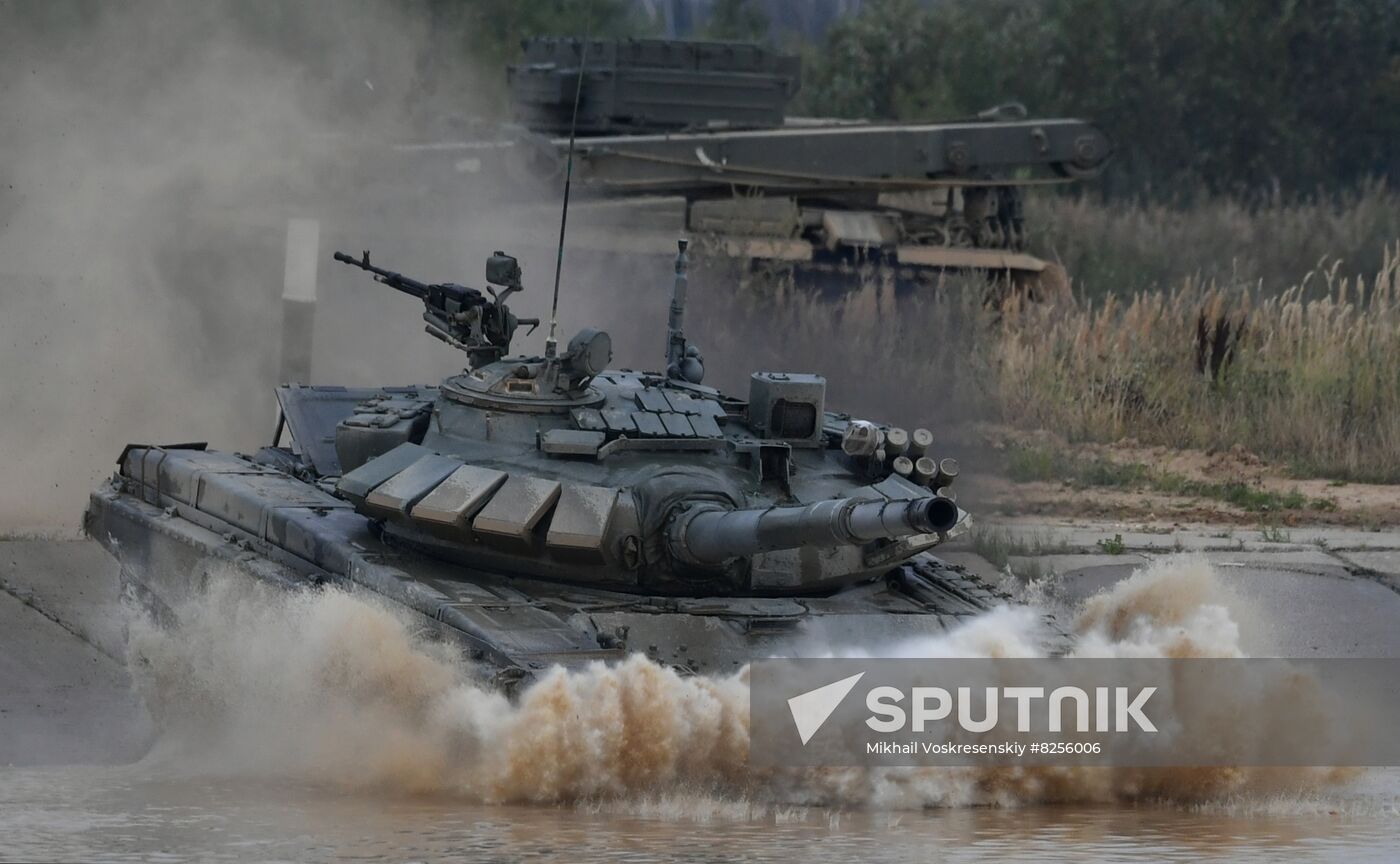 Russia Army Games Tank Biathlon