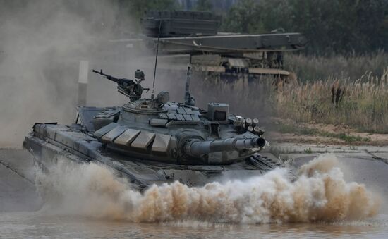 Russia Army Games Tank Biathlon