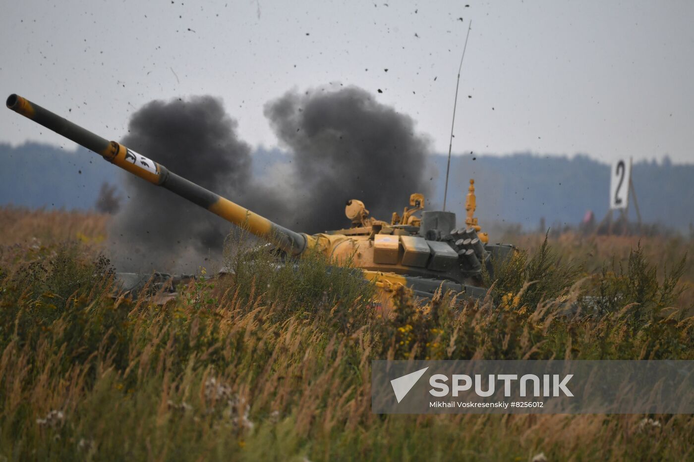 Russia Army Games Tank Biathlon