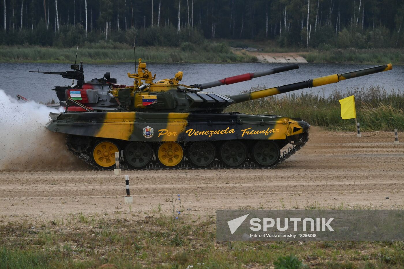 Russia Army Games Tank Biathlon