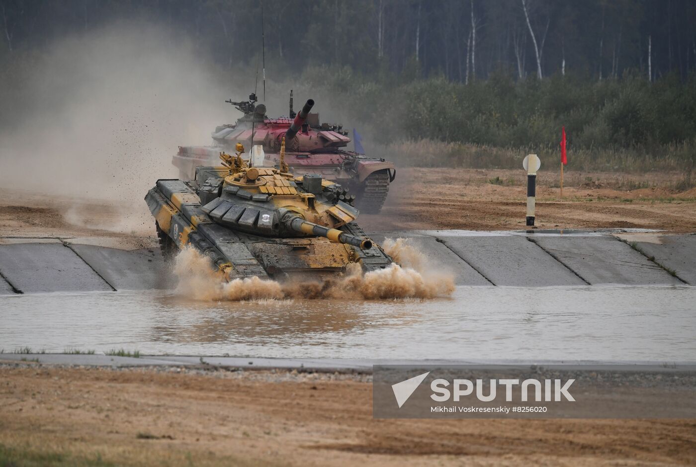 Russia Army Games Tank Biathlon