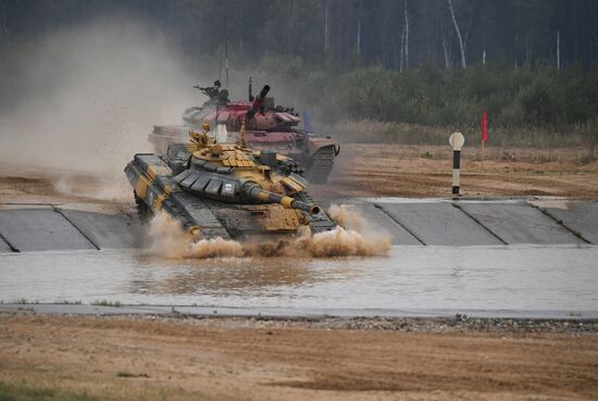 Russia Army Games Tank Biathlon