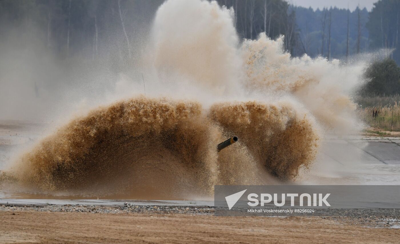 Russia Army Games Tank Biathlon