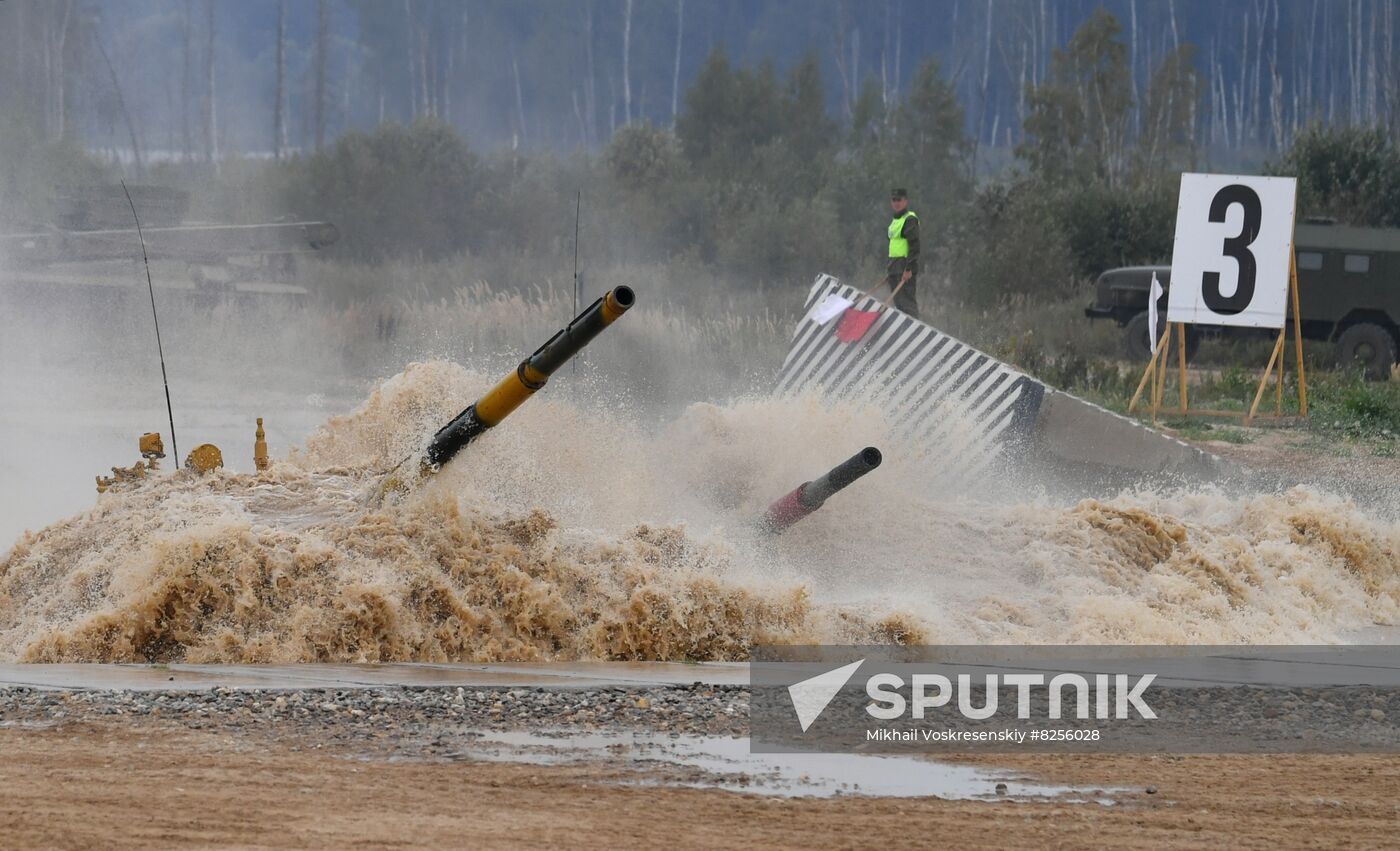 Russia Army Games Tank Biathlon