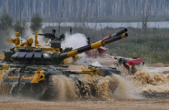 Russia Army Games Tank Biathlon